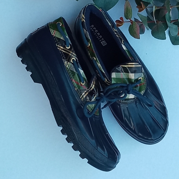 Sperry Shoes - Sperry Top-Slider Plaid Duck Shoes